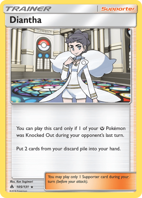 Diantha (Holofoil) (105) — Forbidden Light