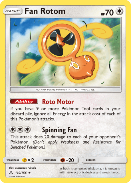 Fan Rotom (110) — Ultra Prism
