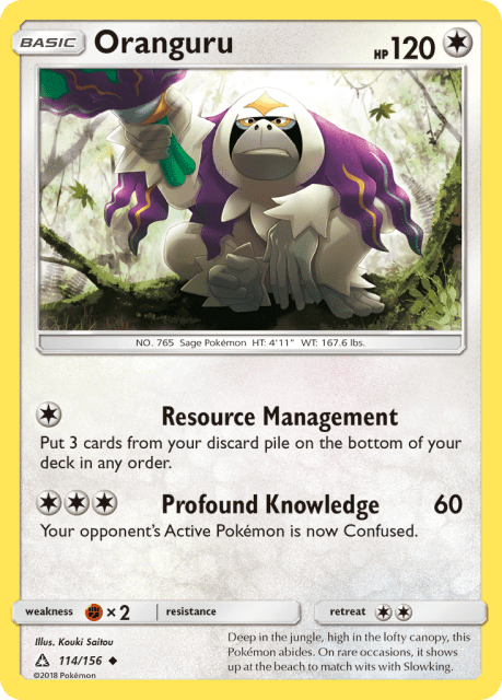 Oranguru (Reverse Holofoil) (114) — Ultra Prism