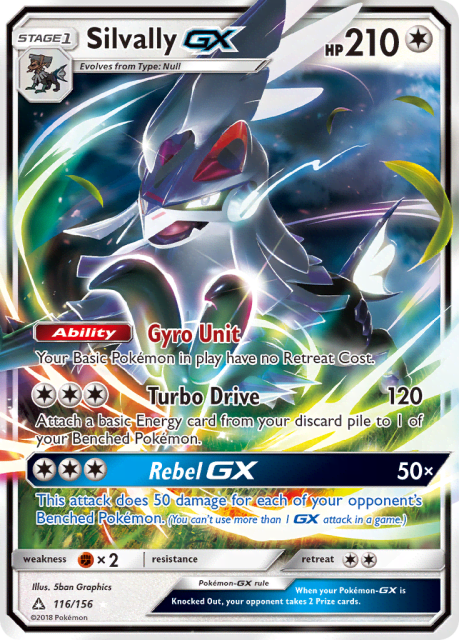 Silvally-GX (Holofoil) (116) — Ultra Prism