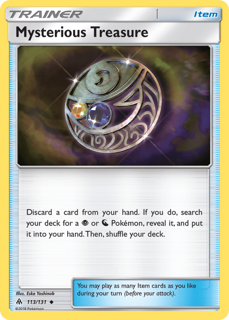 Mysterious Treasure (Reverse Holofoil) (113) — Forbidden Light