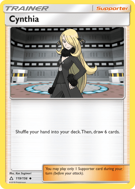 Cynthia (Pikachu Stamp24) (119) — Ultra Prism