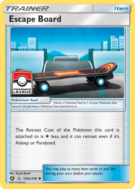 Escape Board (Reverse Holofoil) (122a) — Ultra Prism
