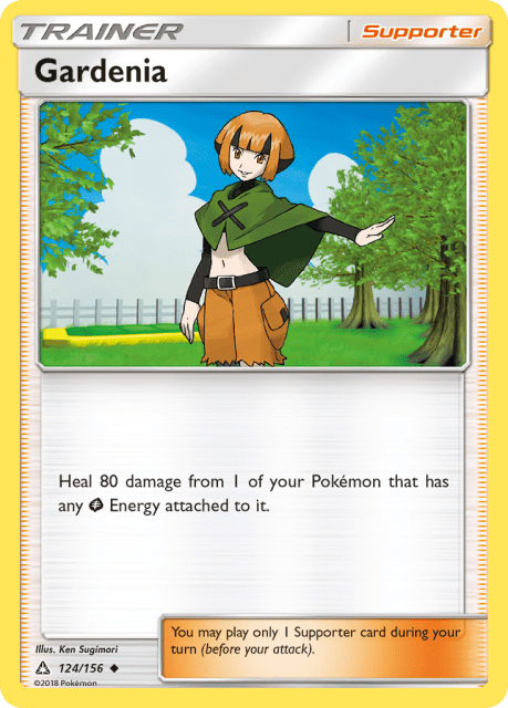 Gardenia (Reverse Holofoil) (124) — Ultra Prism
