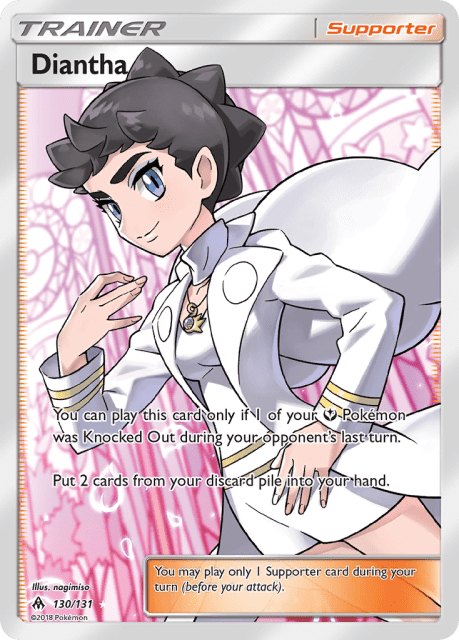 Diantha (Holofoil) (130) — Forbidden Light