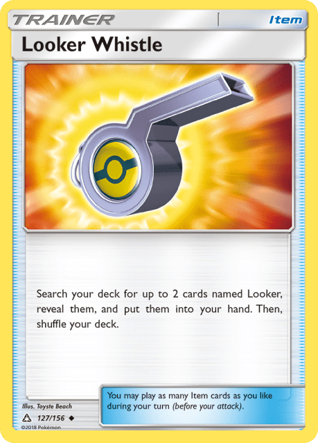 Looker Whistle (Reverse Holofoil) (127) — Ultra Prism