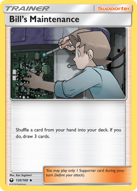 Bill's Maintenance (Reverse Holofoil) (126) — Celestial Storm