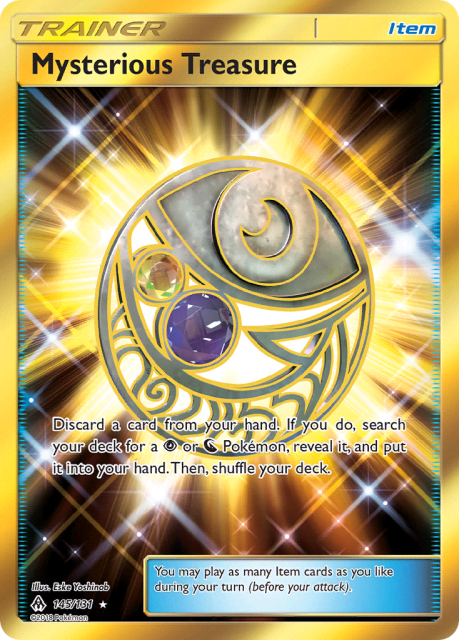 Mysterious Treasure (Holofoil) (145) — Forbidden Light