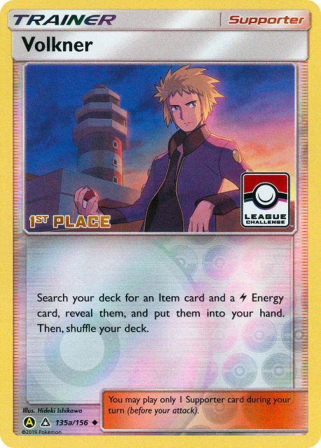 Volkner (Reverse Holofoil) (135a) — Ultra Prism