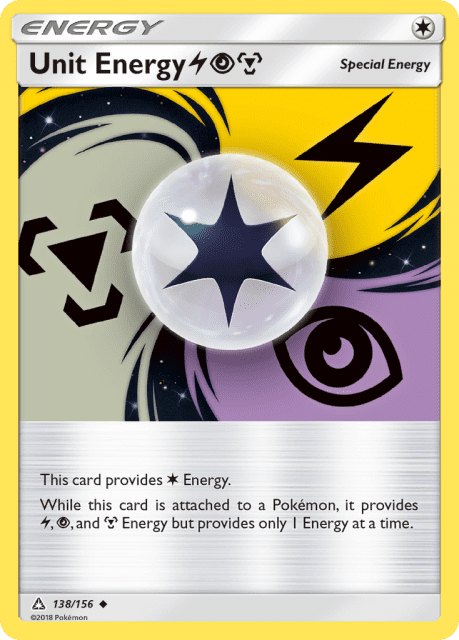 Unit Energy LightningPsychicMetal (Reverse Holofoil) (138) — Ultra Prism