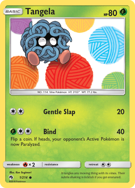 Tangela (Reverse Holofoil) (1) — Lost Thunder