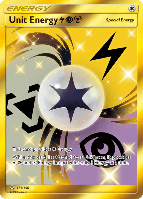 Unit Energy LightningPsychicMetal (Holofoil) (171) — Ultra Prism