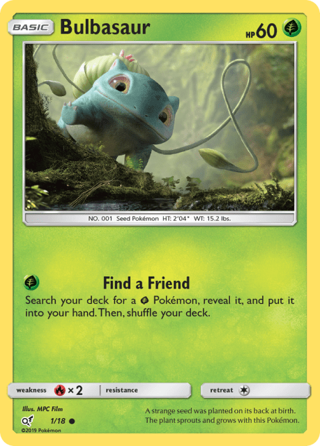 Bulbasaur (Holofoil) (1) — Detective Pikachu