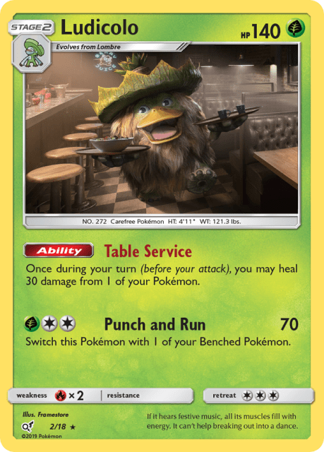 Ludicolo (Holofoil) (2) — Detective Pikachu