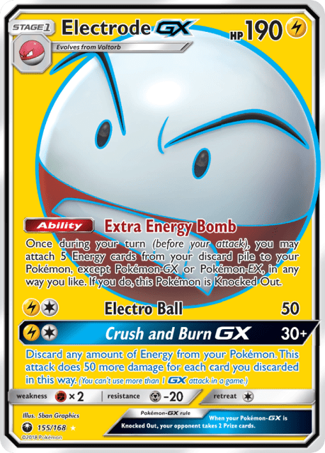 Electrode-GX (Holofoil) (155) — Celestial Storm