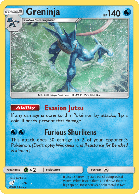 Greninja (Holofoil) (9) — Detective Pikachu