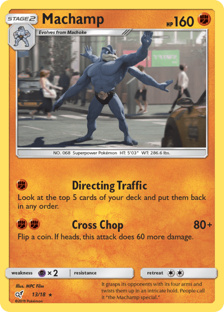 Machamp (Holofoil) (13) — Detective Pikachu