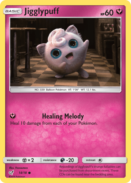 Jigglypuff (Holofoil) (14) — Detective Pikachu