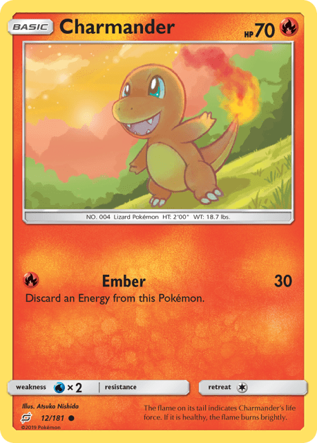 Charmander (Reverse Holofoil) (12) — Team Up