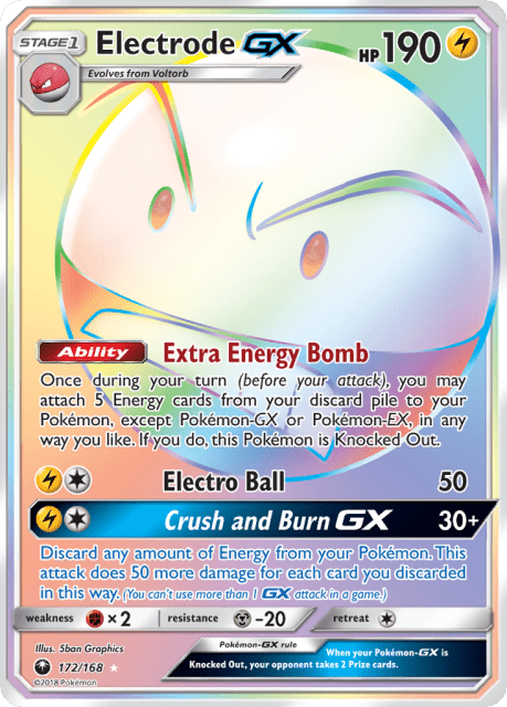 Electrode-GX (Holofoil) (172) — Celestial Storm
