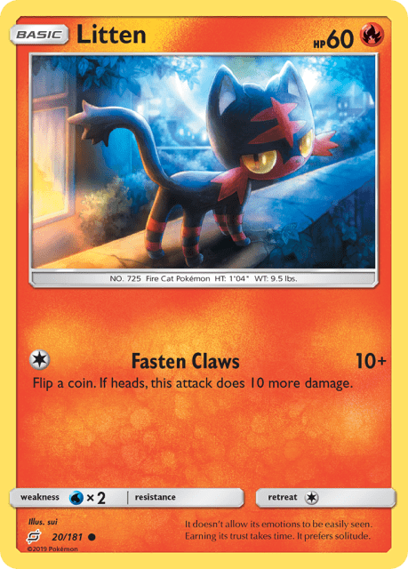 Litten (20) — Team Up