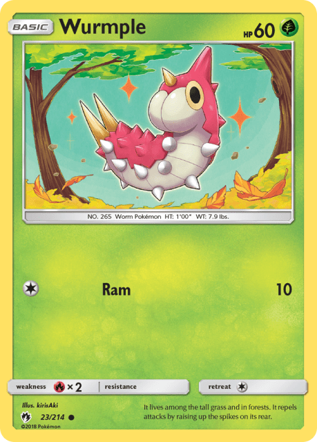 Wurmple (Reverse Holofoil) (23) — Lost Thunder