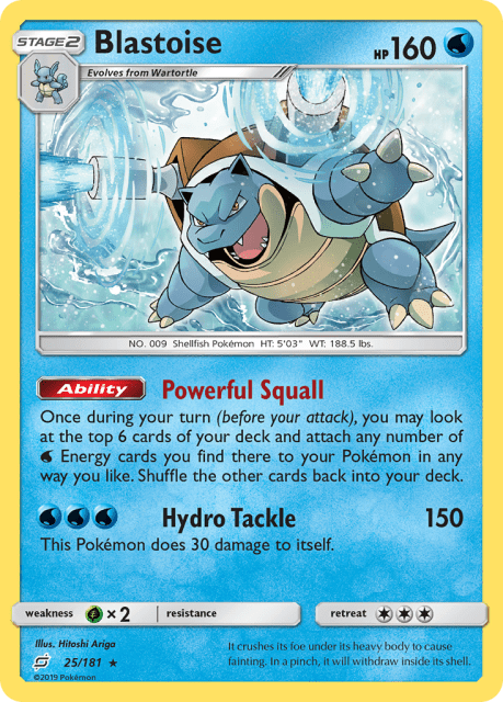 Blastoise (25) — Team Up