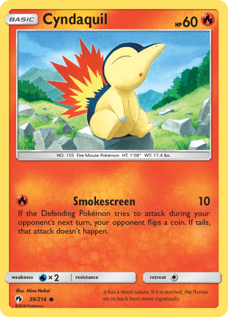 Cyndaquil (39) — Lost Thunder
