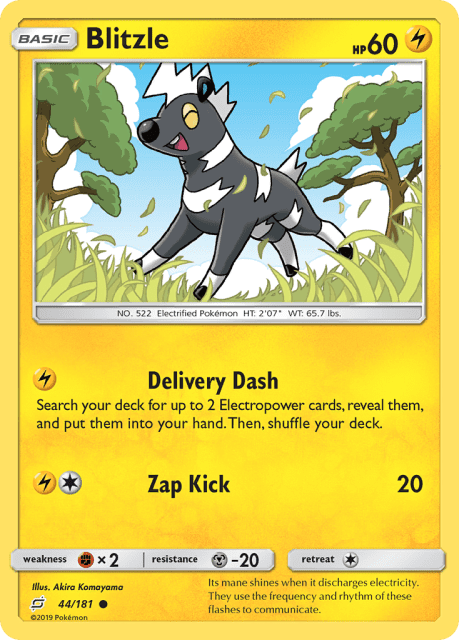 Blitzle (Reverse Holofoil) (44) — Team Up