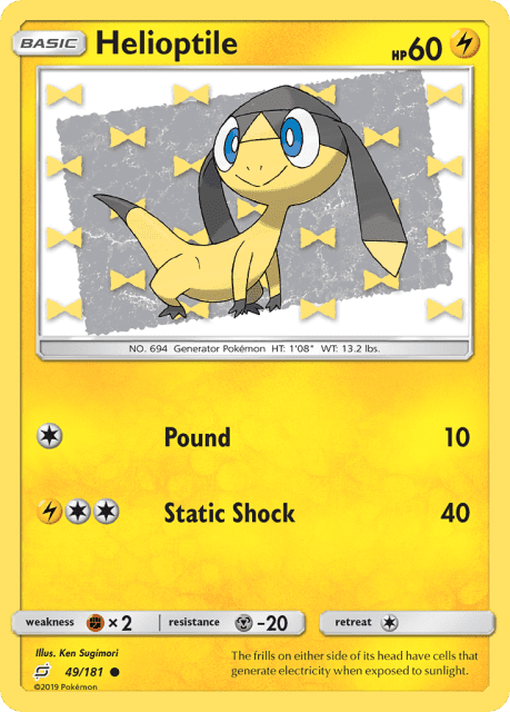 Helioptile (49) — Team Up
