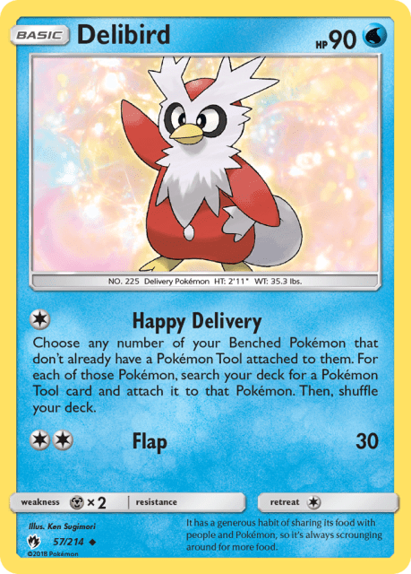 Delibird (57) — Lost Thunder