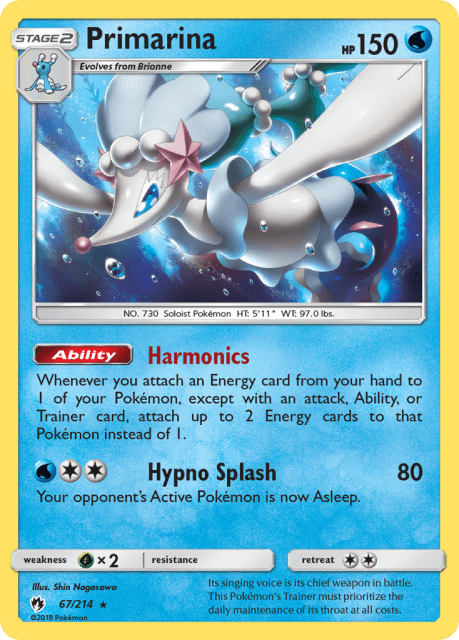 Primarina (67) — Lost Thunder