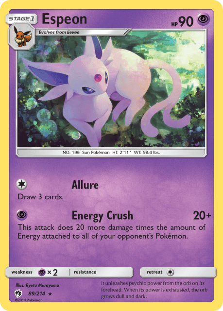 Espeon (89) — Lost Thunder