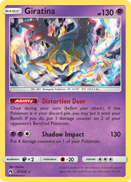 Giratina (Holofoil) (97) — Lost Thunder