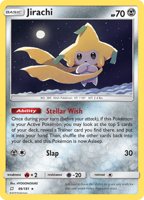Jirachi (Holofoil) (99) — Team Up