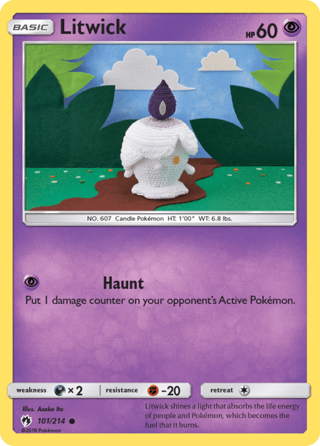 Litwick (Reverse Holofoil) (101) — Lost Thunder