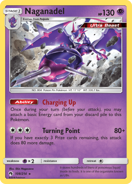 Naganadel (Holofoil) (108) — Lost Thunder