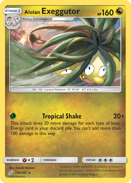 Alolan Exeggutor (114) — Team Up