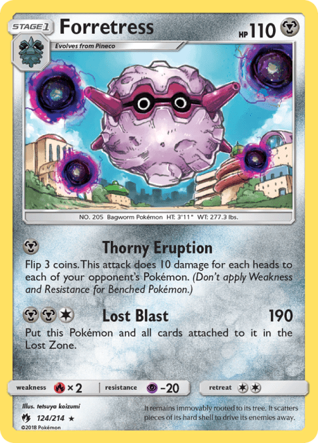 Forretress (124) — Lost Thunder
