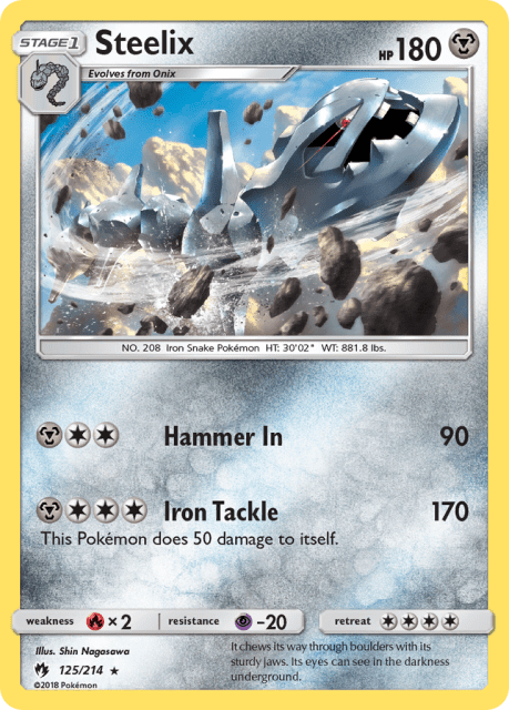 Steelix (Reverse Holofoil) (125) — Lost Thunder
