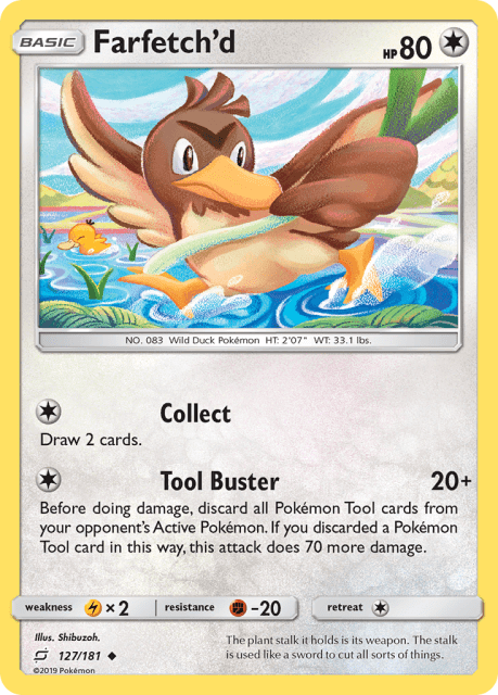 Farfetch'd (Reverse Holofoil) (127) — Team Up