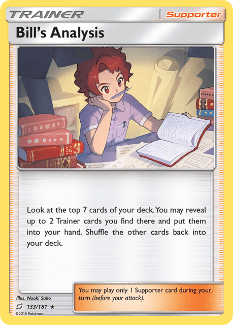 Bill's Analysis (Holofoil) (133) — Team Up