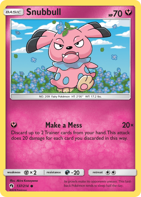 Snubbull (137) — Lost Thunder