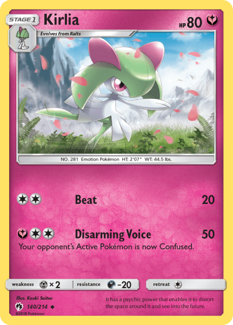 Kirlia (Reverse Holofoil) (140) — Lost Thunder