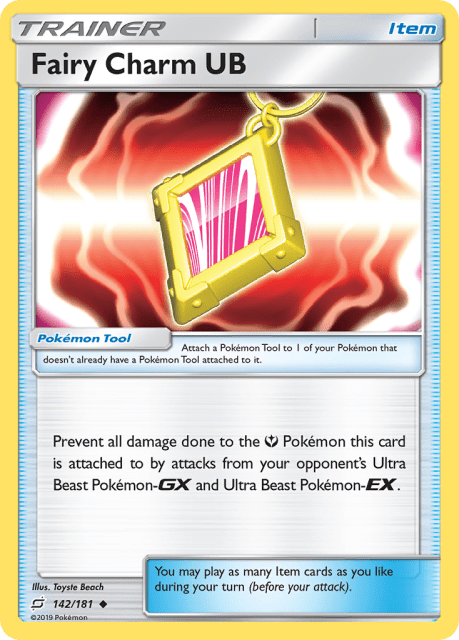 Fairy Charm UB (Reverse Holofoil) (142) — Team Up
