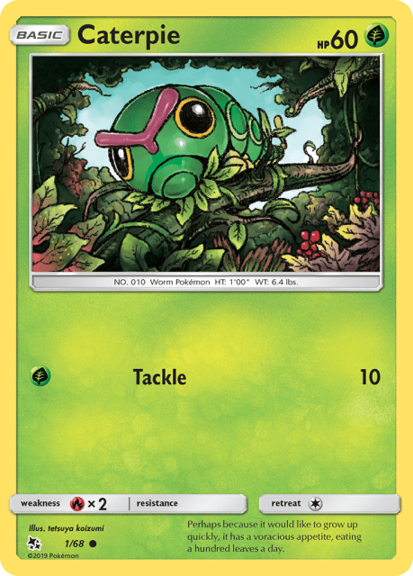 Caterpie (1) — Hidden Fates