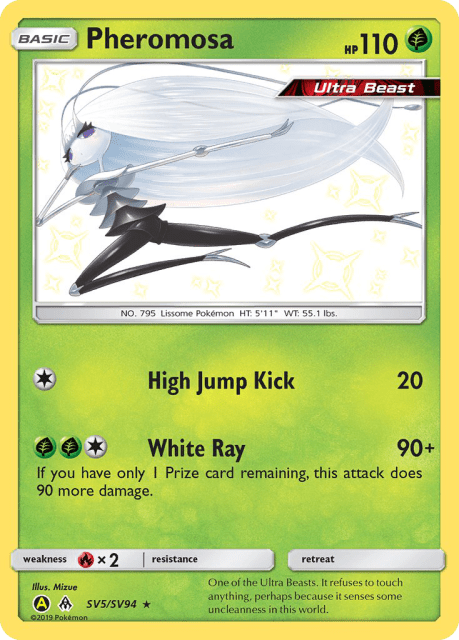 Pheromosa (Holofoil) (SV5) — Hidden Fates Shiny Vault