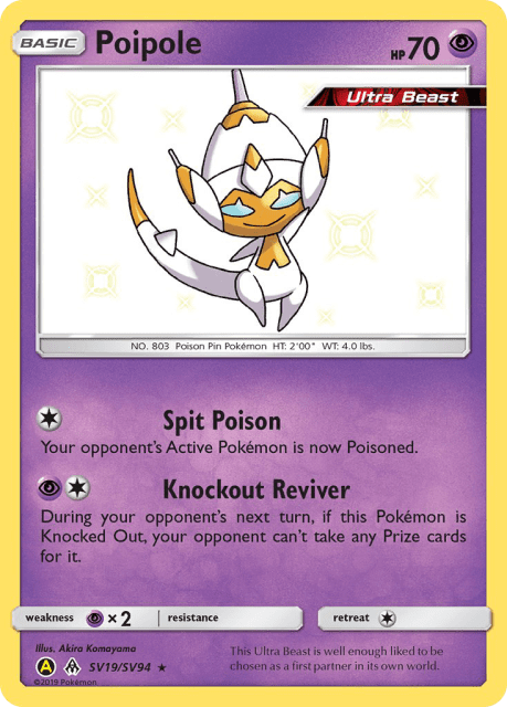 Poipole (Holofoil) (SV19) — Hidden Fates Shiny Vault