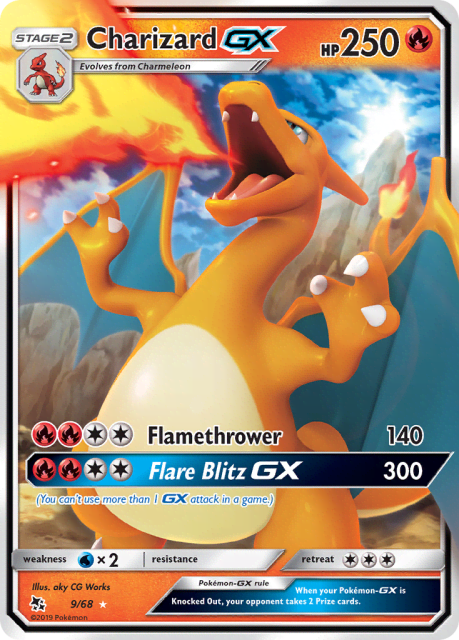 Charizard-GX (Holofoil) (9) — Hidden Fates