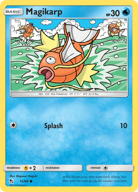 Magikarp (Reverse Holofoil) (15) — Hidden Fates